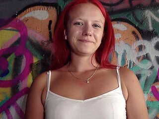 Redhead Tiffany Love fucked in the shade