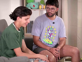My Arab Twink Stepson Finally Fucks Me Raw While Mom'_s Away. First Time Top! Massive Creampie Push Out
