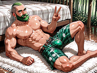 Ai Gay Muscle Men with Big Bulges