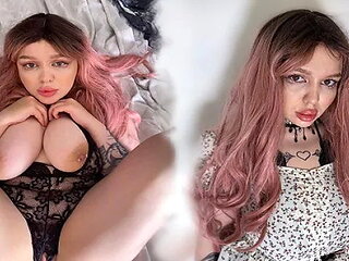 Step Sister, Can I Fuck You Like in This Video? My Whole Dick is in Your Ovul...