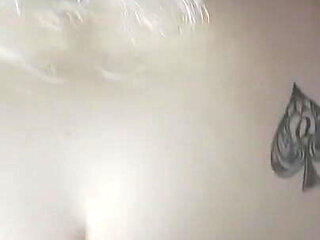 POV Quickie BBC Interracial BBW Bent Over Cum on Qos Tattoo