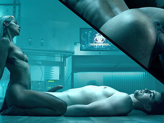 Horny Doctor Fucks Lab Partner Before Unbirthing Him