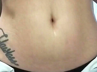Oiled Belly Massage & Belly Button Play