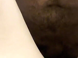 I Let the Hotel Cleaner Use My Wet Hairy Pussy