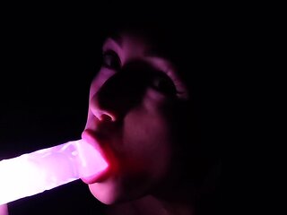 Stacked brunette goes solo toys and masturbation