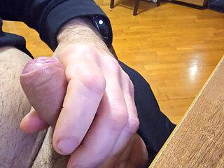 Cum in Office Nice Spray Cum