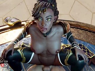 Overwatch-themed animated blowjobs compilation featuring Ophelia3d