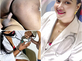 Desi Lady Doctor Teaching Patient Hard Sex