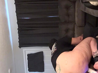 Tied Slut Cumming Hard