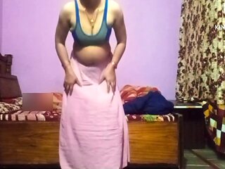 Indian Married Bhabhi Wear Lehanga For Her Husband To Fucking Her Pussy