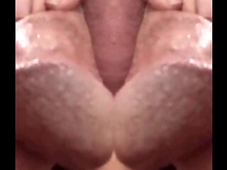 MIRRanuz-36 20241006 BARBIE pegleg and Glass Knot Plug Titfuck my cock and  DP my anus