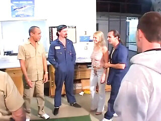 Kelly Steele Takes Many Cocks in Wild Gangbang Orgy - Anal & Facial for Redhead Beauty