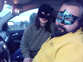 Face slapping in the Car