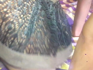 Stepmom Sucks on Party Dress