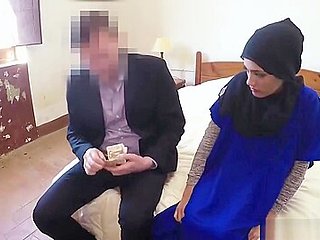 Arab babe came to a job interview but ended up with a f...