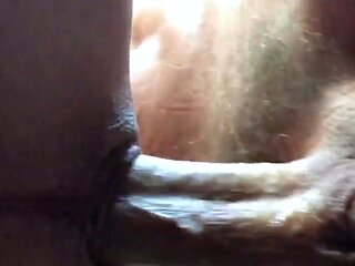 Amateur Bareback Huge Cock Stretches Sloppy Hole