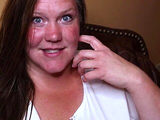 Cute curly brunette solo webcam masturbation