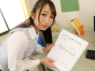 Big Breasted Office Lady in a Late Night Office with Her Pushy Boss Risky Hush - 1