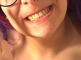 My Stepsister Makes Silly Faces and Does Facial Fetish, Teases Then Gives You a Virtual Handjob