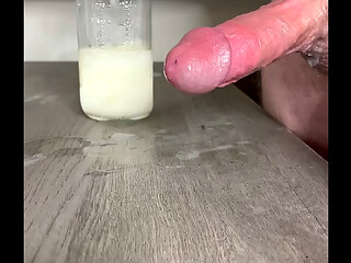 Thick Dick Stud Saving Up a Liter of Cum