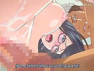 The busty class president is held down and penetrated, and creampied in both holes at the same time.