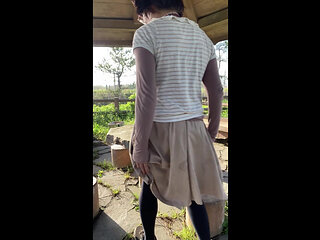 No196 Expose your tuck at a rest spot on the side of the road