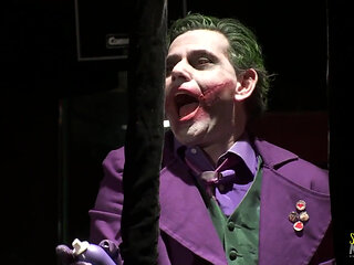 An outstanding orgy at a strip club with busty milfs in sexy costumes and guys with big dicks