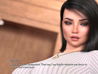 Having a Hard Time - Dominant Shemale Jane Fucks Principal Veronica in Office - Part 1