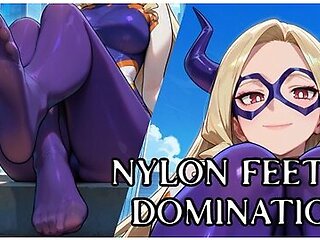 [my Hero Academia] Mt. Lady Dominates You Under Her Giant Nylon Feet (giantess, Femdom, Feet, Joi)