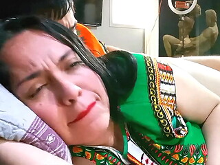 Indian stepmother gets fucked hard by her stepson.