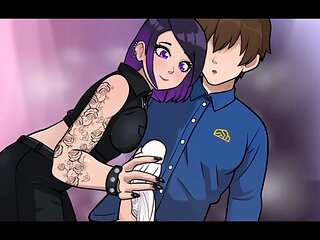 Wild hermaphrodite cartoon adventures with Loveskysan69real