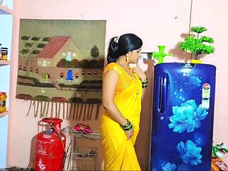 Stepmother has a rough threesome with her stepson fuck pleasure until she gives all her with full tits Desi milk Clear-