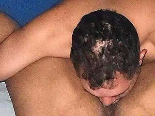 Stepmom Sucks Stepson's Cock Until She Spills His Cum on Her Body