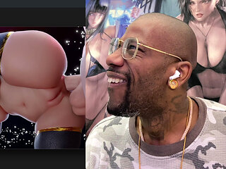 Big Breast Tight Bald Pussy Asian Slut Riding a Hard Cock, Anal Fucking a Jiggly Bald Pussy Asian Baddie