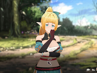 Flee, My Elven Ninja! 3D Gameplay Part 2 &ndash_ Lizet&rsquo_s Training and Exploration Begins