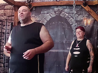 Lanista Bear Lesson on Whipping with Student Mistress Izar