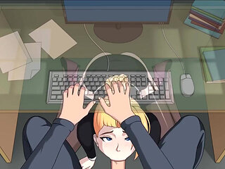 Kunoichi Trainer - Ninja Naruto Trainer - Part 110 - Secretary Blowjob Under Table by Loveskysanx
