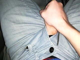 Horny Guy, Stopping by the Road, Jerk off in Car! - Soloxman