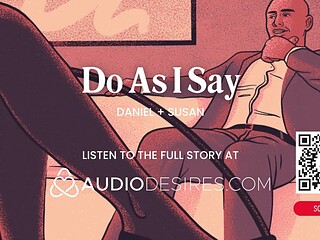 ASMR Audio Pornography: Female domination Wifey Manages Hubbys Climax at Home  Restrain bondage & Taunting  Glamour Audio Roleplay for Femmes
