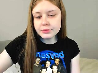 Cute blonde amateur webcam teen masturbating