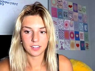 Amateur Blonde Teen Plays Solo with Toy Webcam Porn