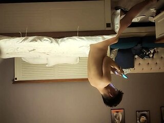 Solo masturbation and gay climax