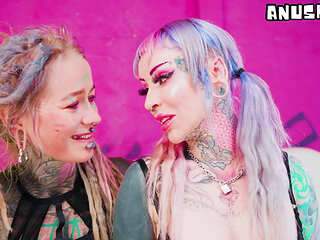 FFM Anal Threesome Big Cock Destroying Fake Tits & Hot Alternative Pornstars