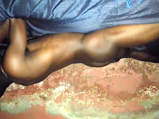 The newness of masturbation in a rustic room