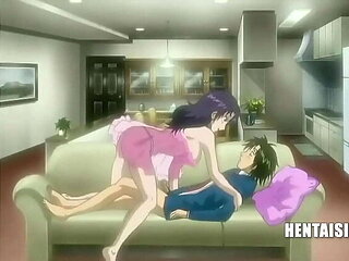Horny MILF Seduces Step Nephew - Uncensored Hentai with English Subtitles