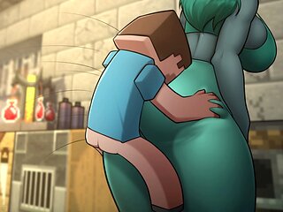 The ultimate milf warden steals the show in this hornyCraft adventure
