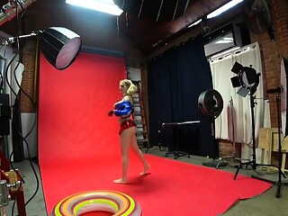 American amateur blonde has British blowjob casting