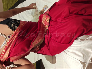 Riya in Saree #40 POV Blowjob Big Black Dick