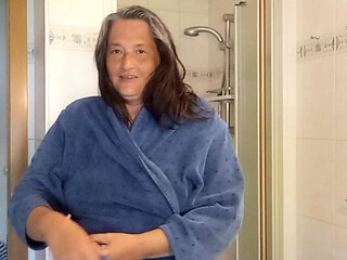 Shower on. Excuses off. Mature German