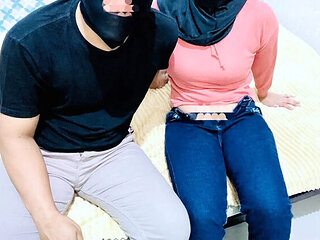 Indonesian Hijab Teen Nadalyne Fucked Rough By Friend After Work - Big Natural Tits Creampie Homemade